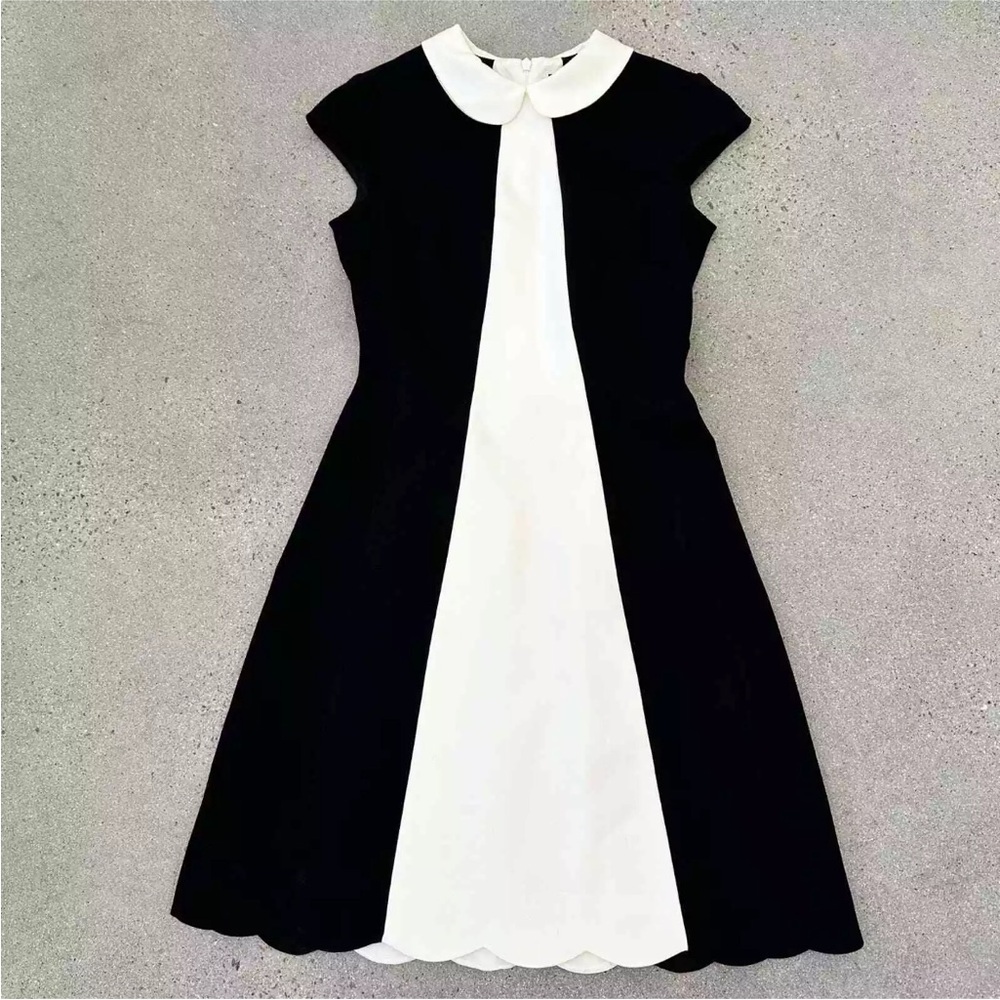 Karen Millen Scalloped darling mini-dress Size US 6